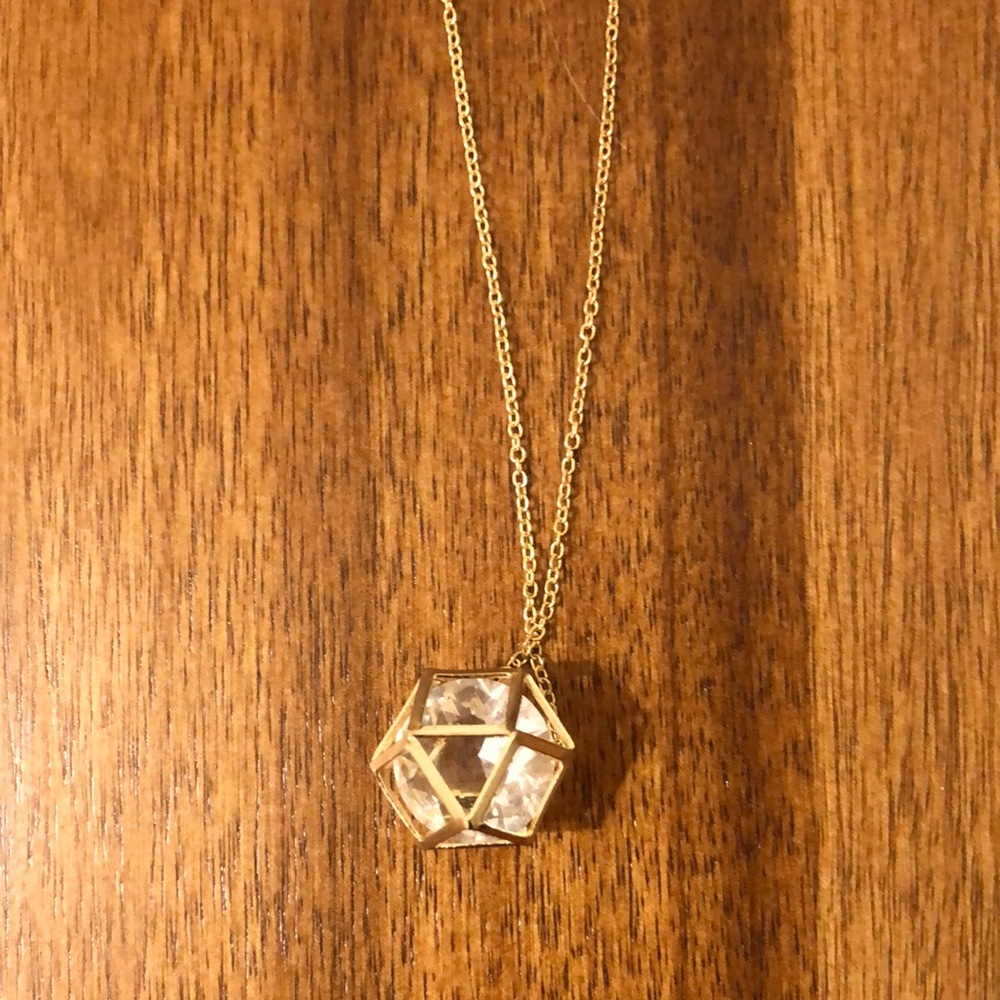 Necklace with a gem